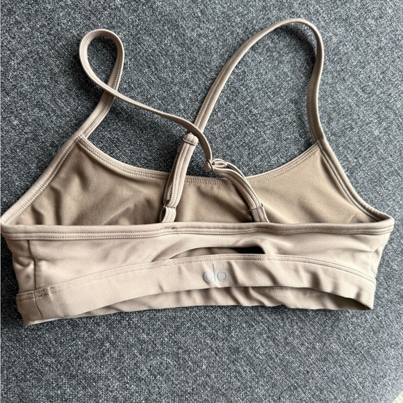 ALO Yoga Taupe Sports Bra - Picture 5 of 6